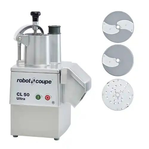 Gemüseschneider CL 50 Ultra Pizza 375 U/min 230 Volt inkl. Scheiben-Set Must-Have